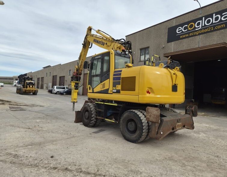 KOMATSU  PW160-11 + EPIROC HAMMER